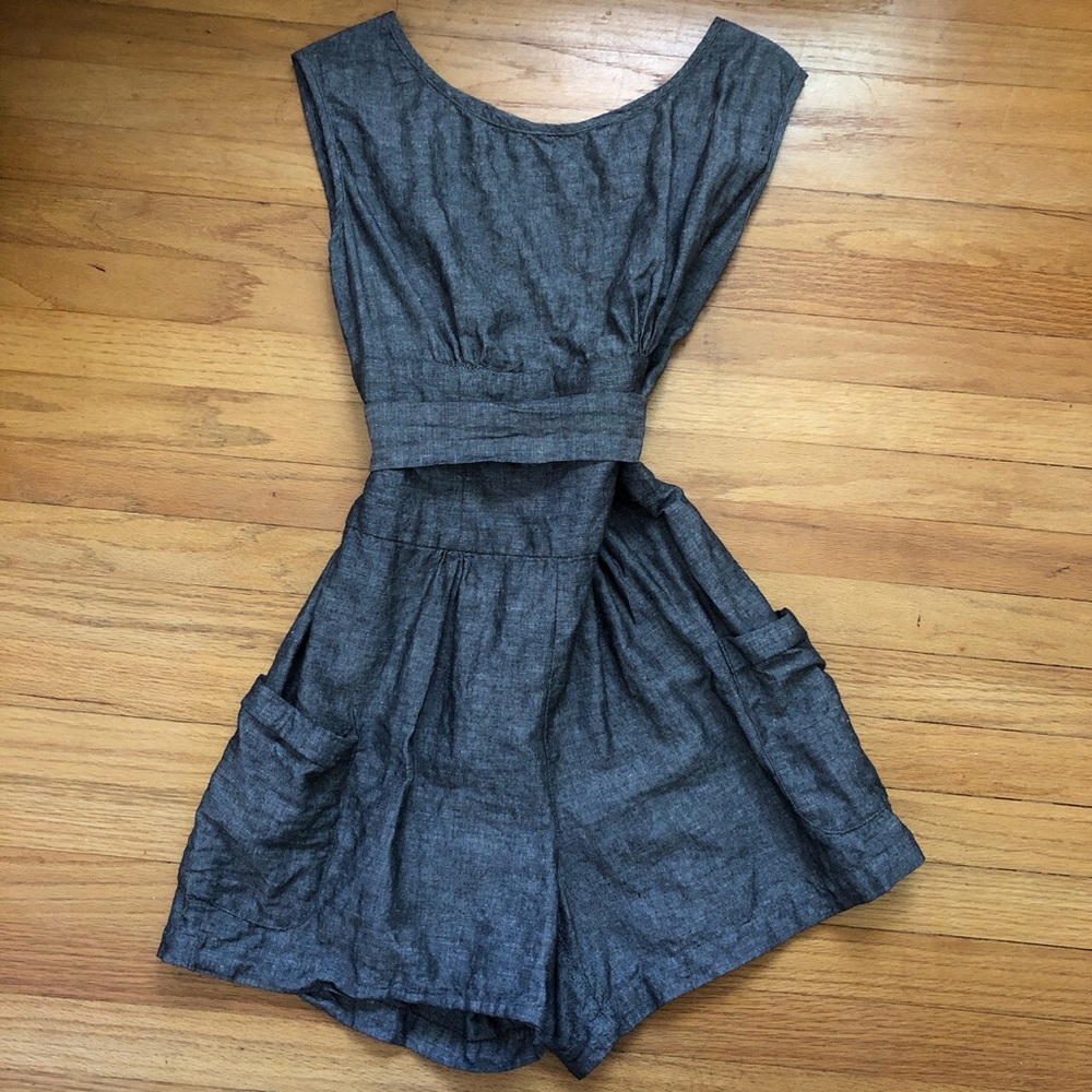 • linen romper •
